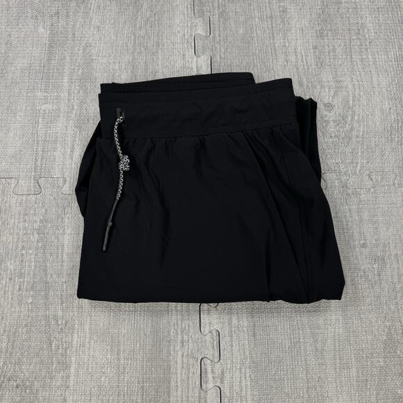 NEW Three Nails Joggers Pants Mens XL BLACK Woven Elastic Waist Pockets Athletic - Picture 9 of 9